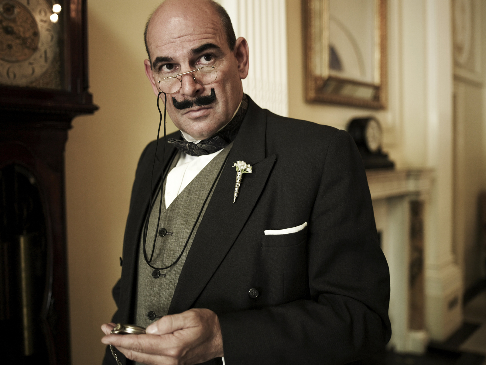 Hercule Poirot created by Torquay born Queen of Crime Agatha Christie